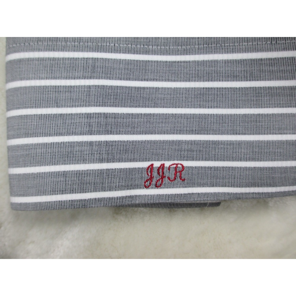 Charles Tyrwhitt Shirt Mens 2XL XXL Gray Striped Button Up Jermyn Street London* - Picture 7 of 11